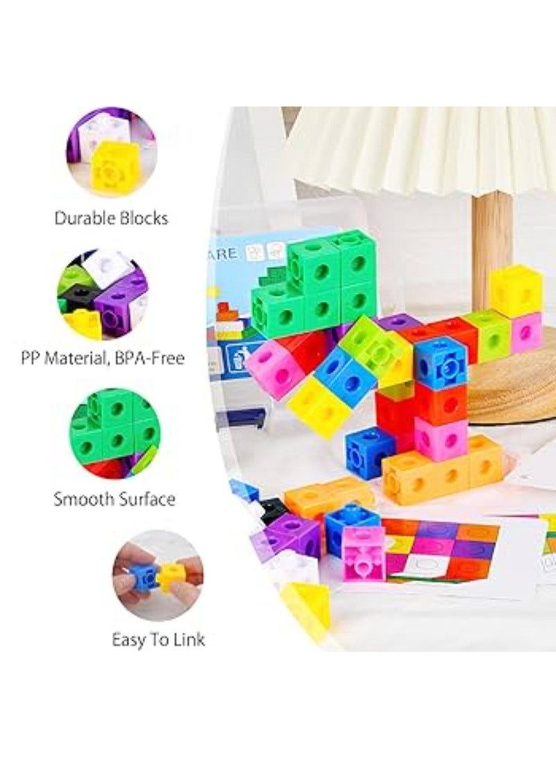 Educational building blocks - fun and learning at the same time! An ideal toy for children to develop fine motor skills, concentration, and creativity. Bright colors attract children and aid visual learning - can be used for counting, color recognition, or even creating fun shapes and objects! Suitable for ages 3 and up - a great choice as a fun educational gift! - Image 2